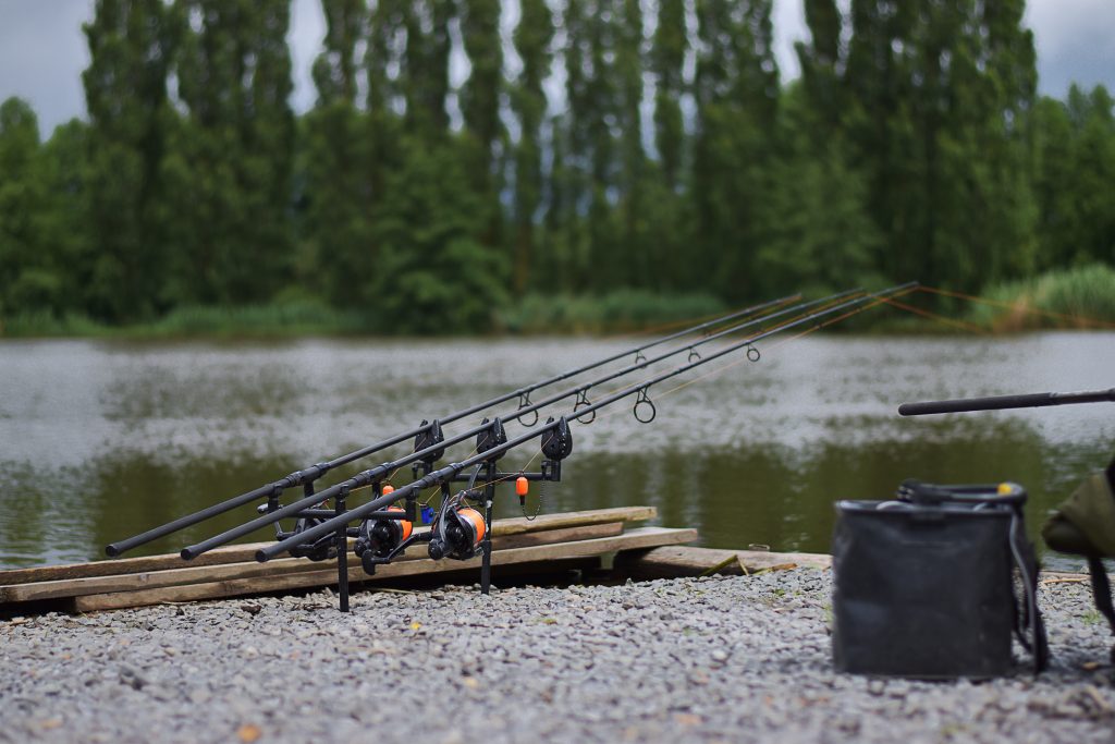3 Ruten liegen auf Karpfen.